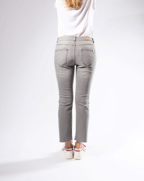 JODIE Bootcut Cropped Denim - Grey Light N°3