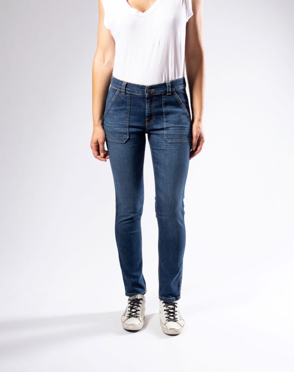 PIERCE Worker Denim - Blue Medium N°2