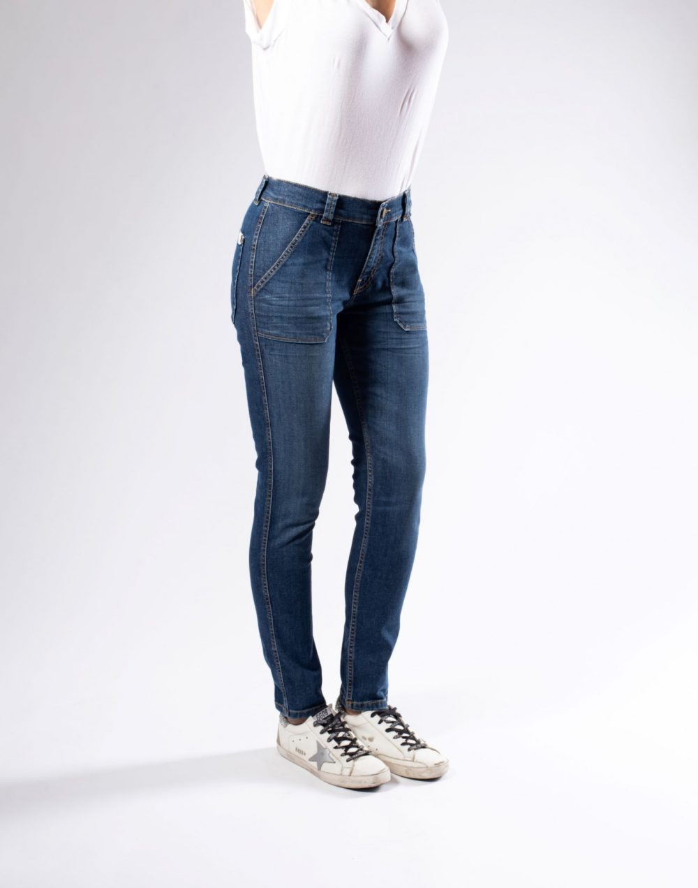 PIERCE Worker Denim - Blue Medium N°2