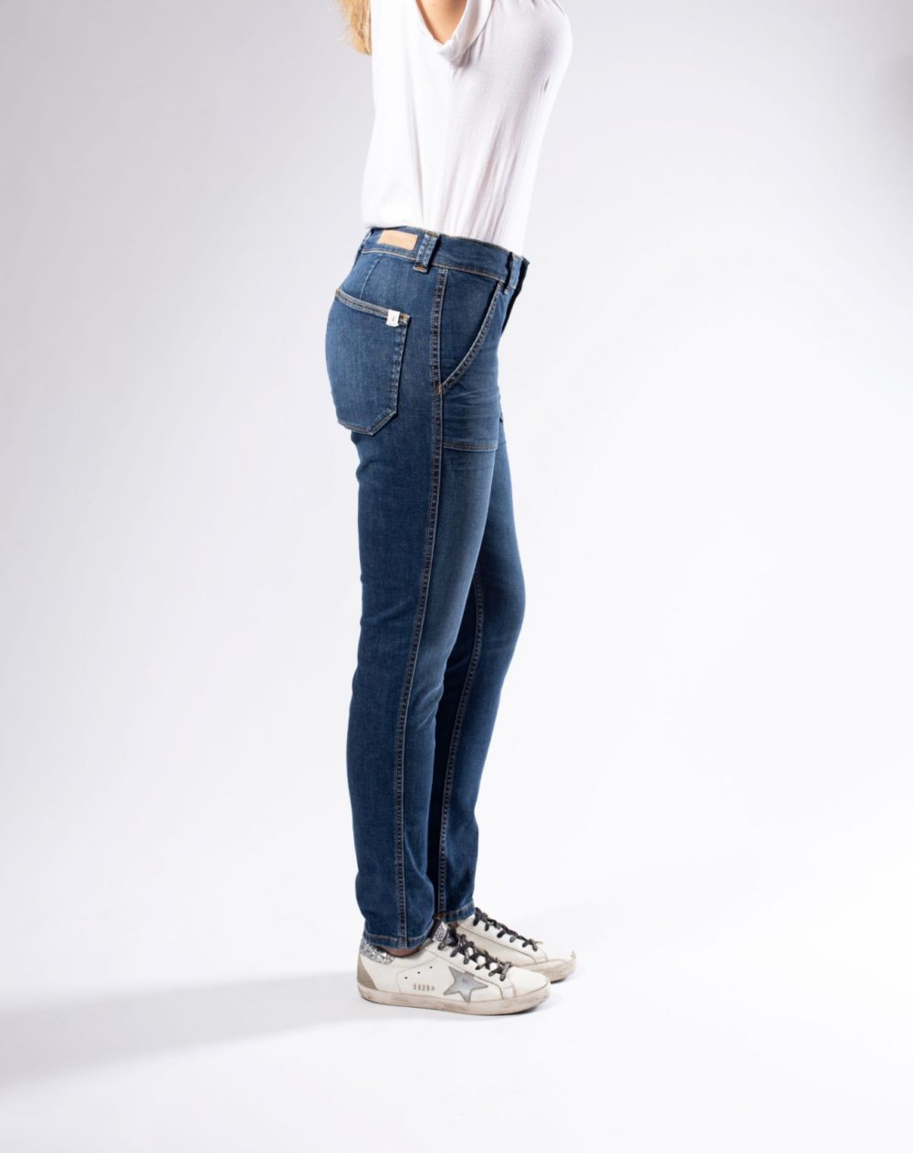 PIERCE Worker Denim - Blue Medium N°2