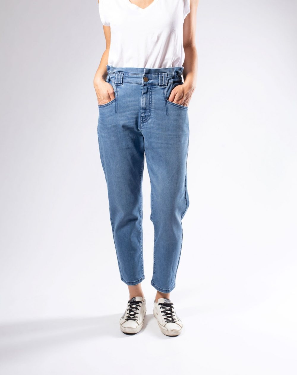 PAIGE Baggy Denim - Blue Light N°3