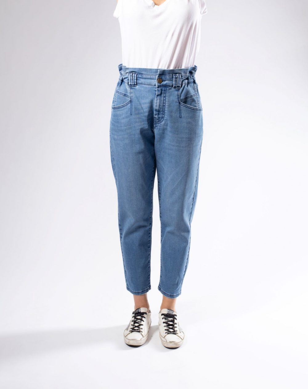 PAIGE Baggy Denim - Blue Light N°3