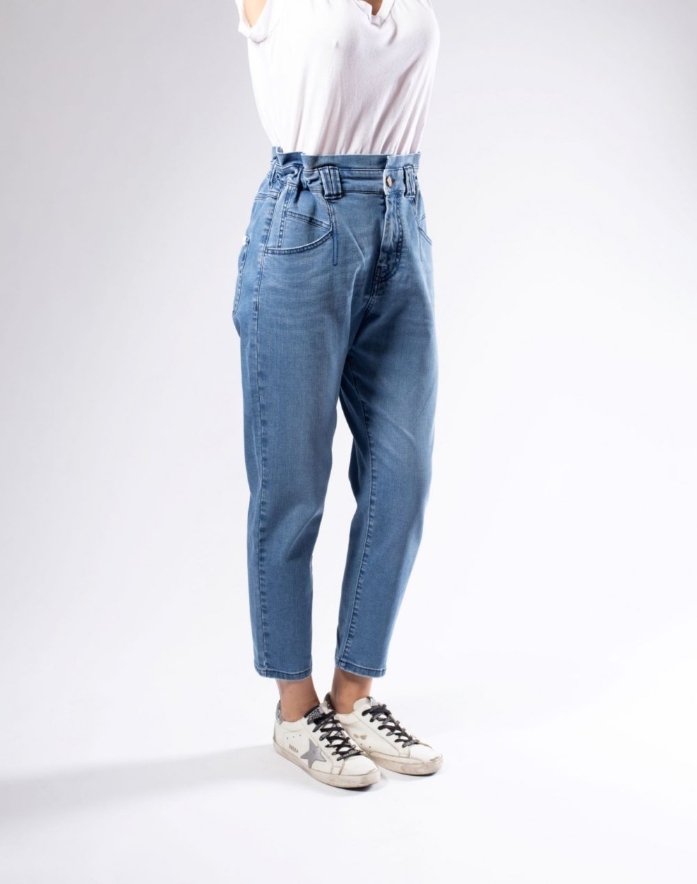 PAIGE Baggy Denim - Blue Light N°3