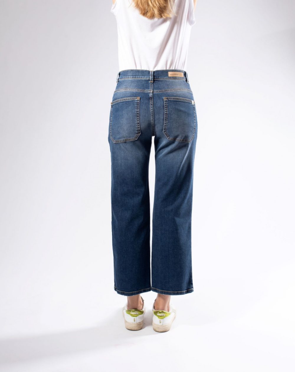 TOMMY taille Haute Denim-Blue Medium N°2