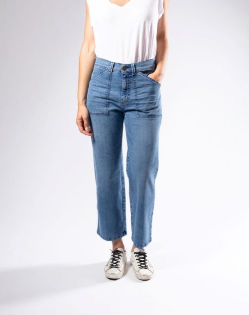 TOMMY taille Haute Denim-Blue Light N°3