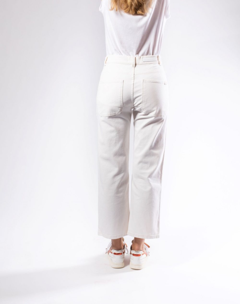TOMMY taille Haute Denim-Off White