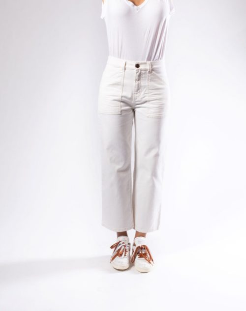 TOMMY taille Haute Denim-Off White
