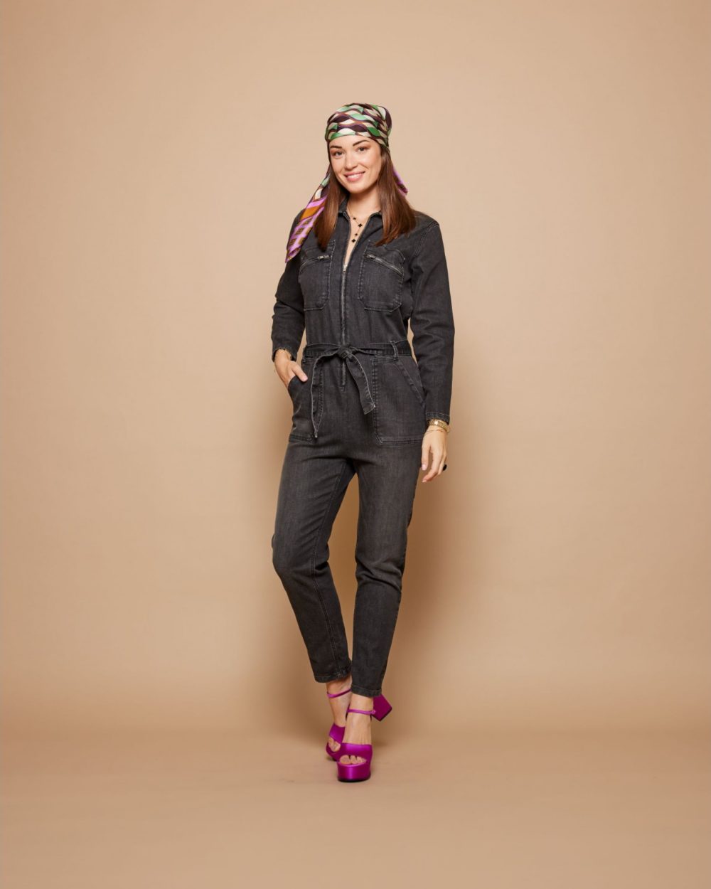 Ella Combinaison - Dark Grey Dirty Used N°5