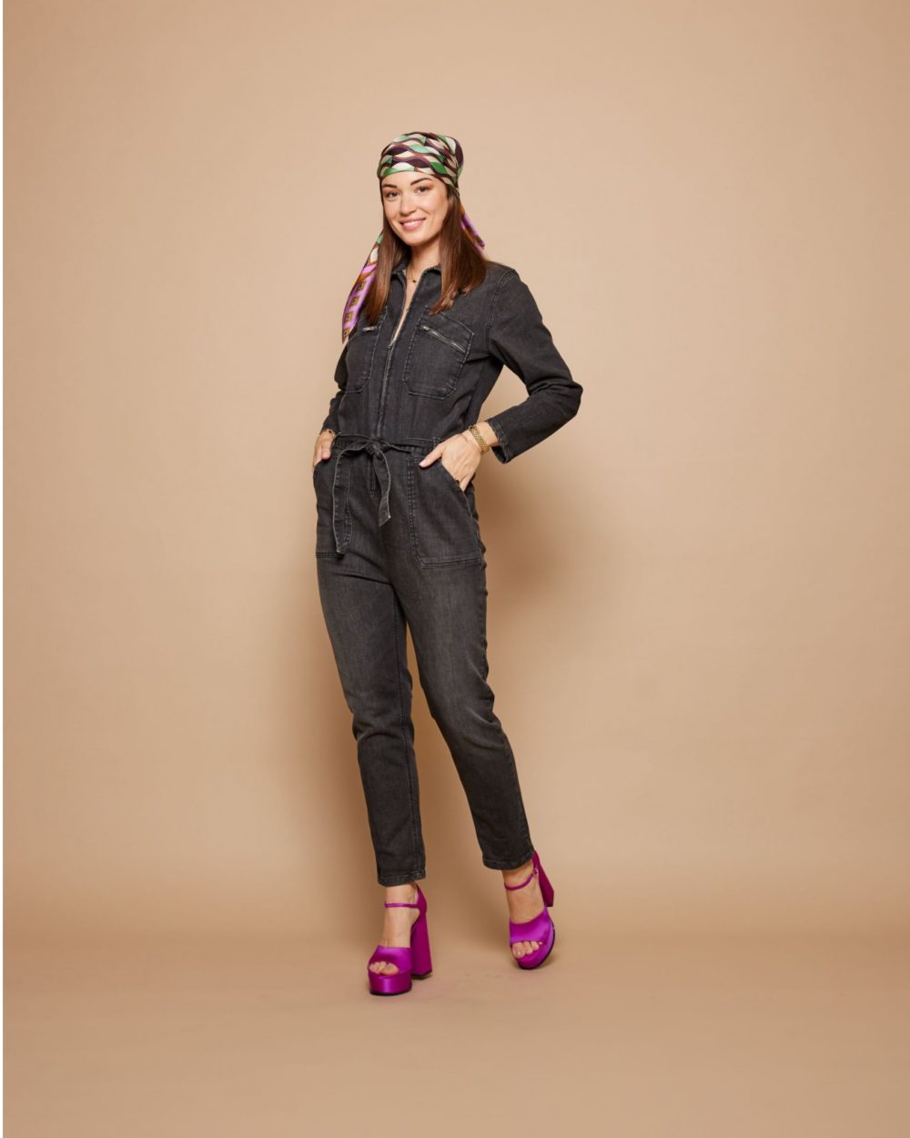 Ella Combinaison - Dark Grey Dirty Used N°5