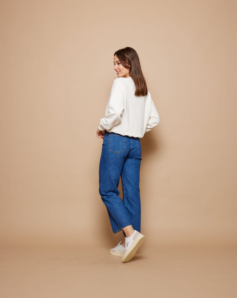 KAROLINA Jean taille haute - Ozone medium wash