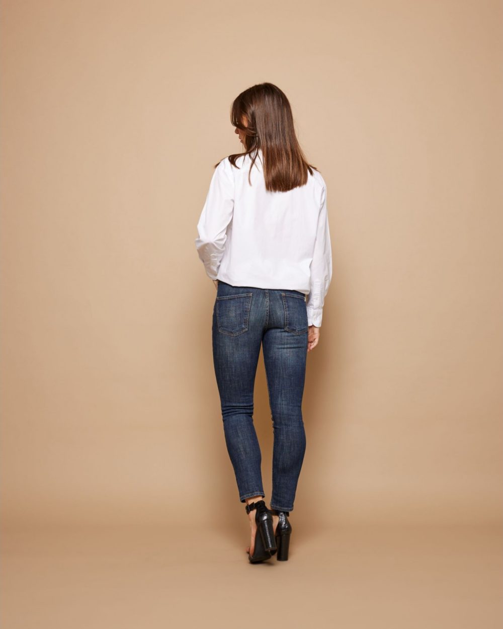 LIYA Jean Taille Haute - Blue Ridge Dark Wash