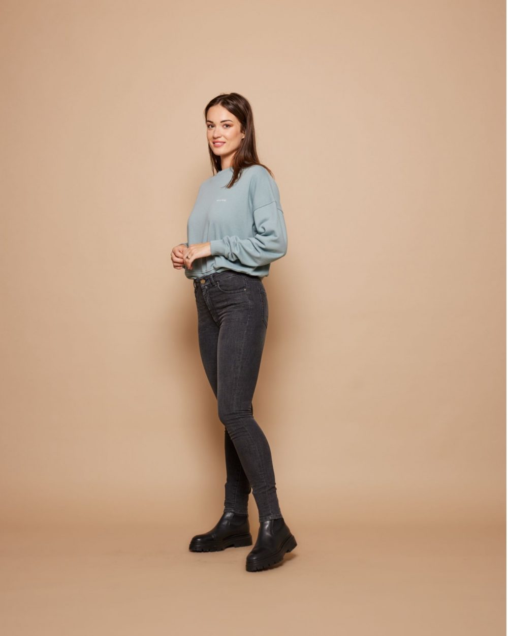LOOKER Skinny - Dark Grey Dirty Used
