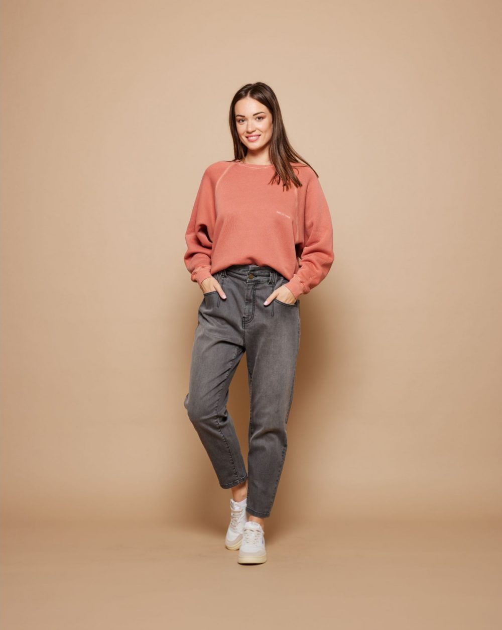 PAIGE Baggy Denim - Smoke Grey