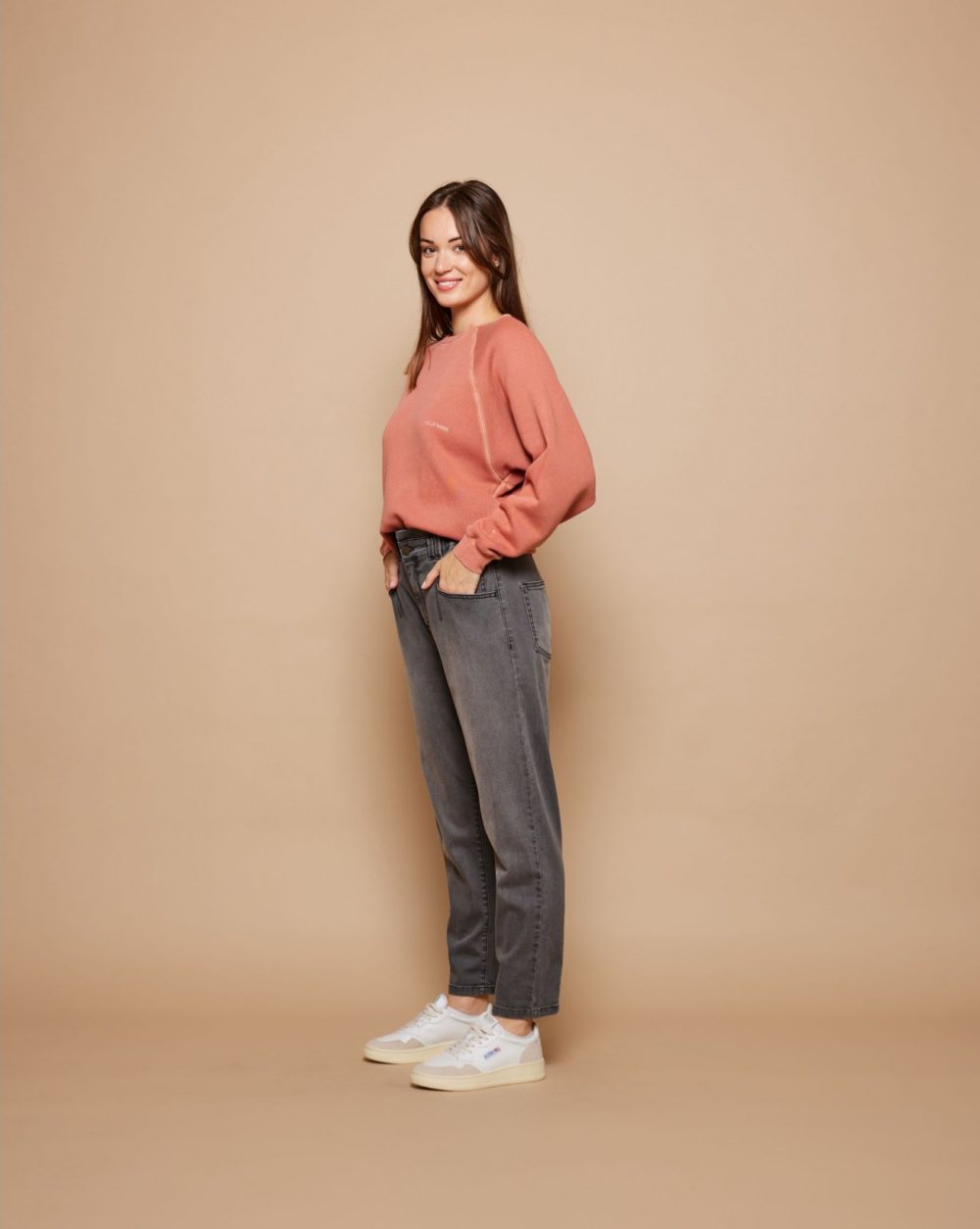 PAIGE Baggy Denim - Smoke Grey