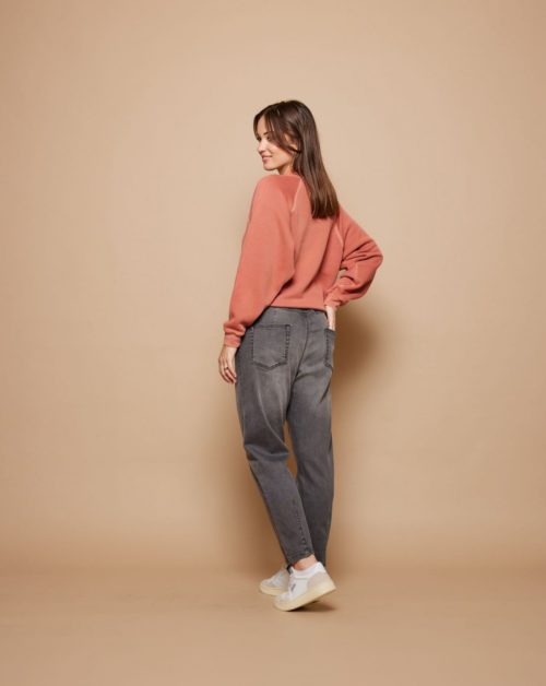 PAIGE Baggy Denim - Smoke Grey