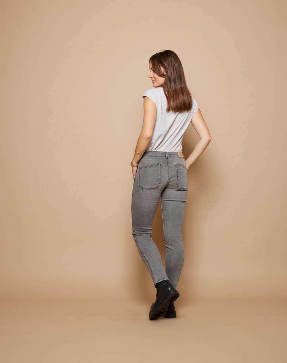 PIERCE Denim - Black Grey N°4