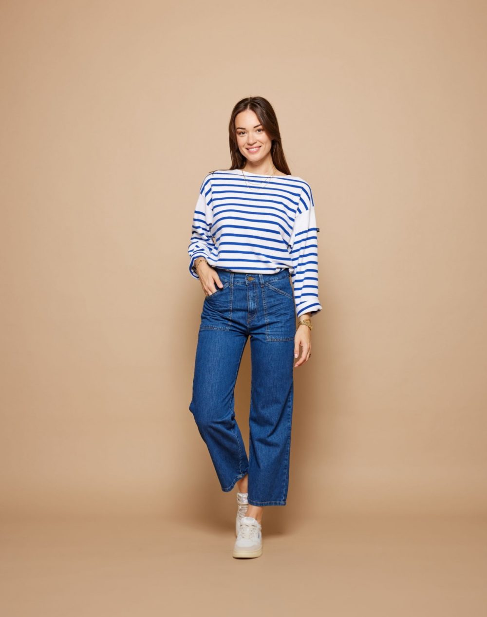 TOMMY Taille Haute Denim - Ozone Medium Wash