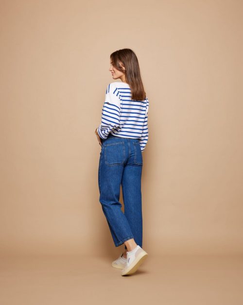 TOMMY Taille Haute Denim - Ozone Medium Wash
