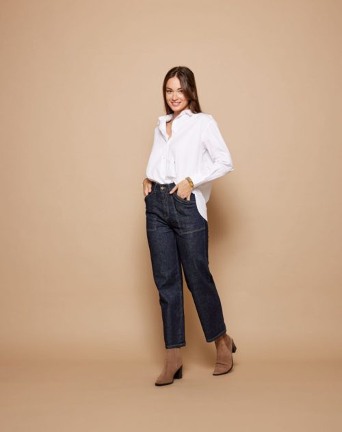 TOMMY Taille Haute Denim - Water Wash